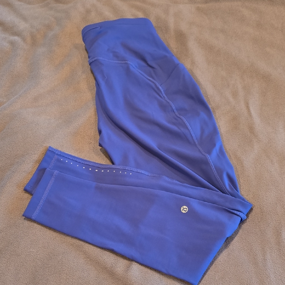 lululemon athletica Blue Leggings Size 10